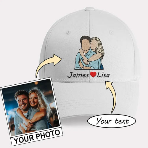 CUSTOM COUPLES PHOTO HAT