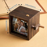 Hand-Crank Photo Display Box