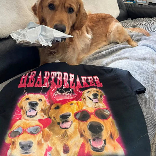 Custom Unique Vintage Photo Pet Tee