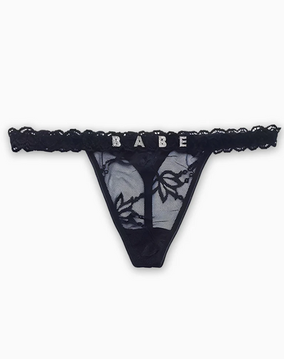 Seductive Name Thong