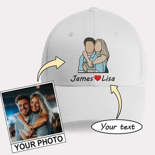 CUSTOM COUPLES PHOTO HAT